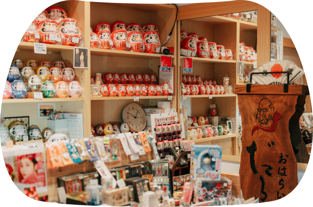 だるまやの店内